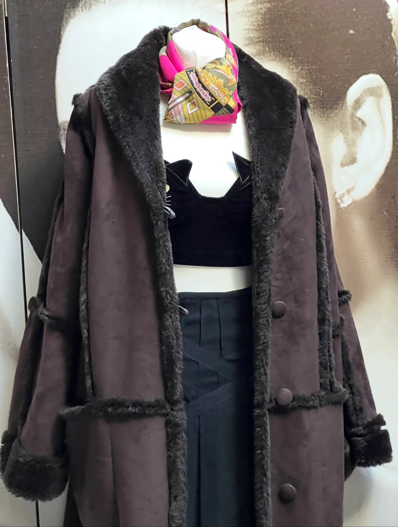 And God Created Woman faux fur coat – photo 4